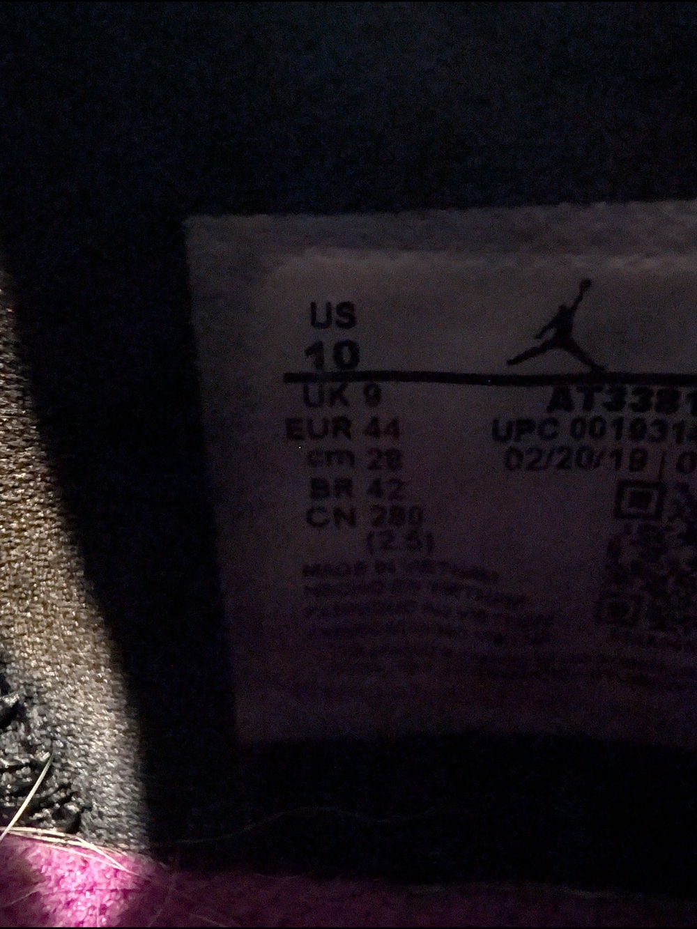 Nike Jordan Jumpman Hustle Blue Black Pink Basketball Shoes Men's Size 10 - Picture 6 of 8
